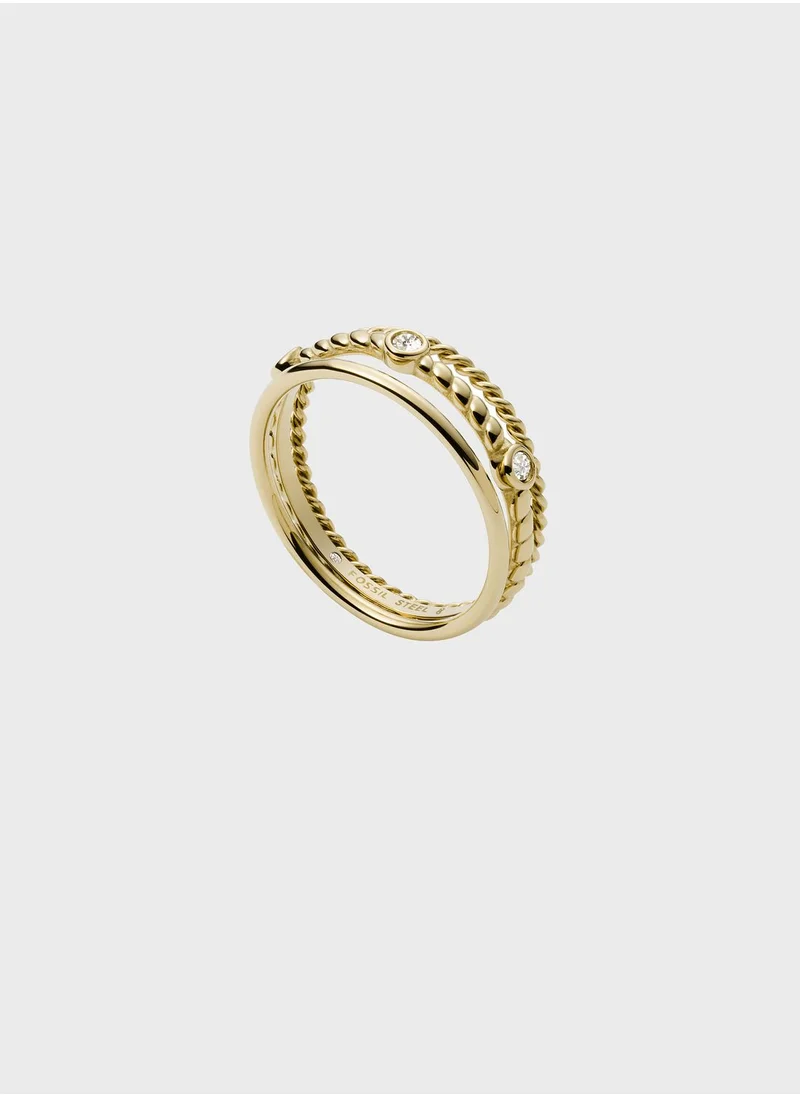 FOSSIL Embellished Cz Ring
