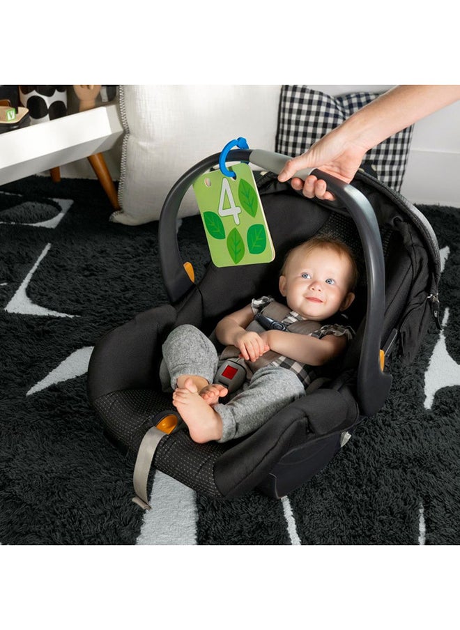Baby Einstein Discovery Garden Tummy Time Mat & Mirror, Foldable, Multisensory Play Mat, Mirror, Flashcards & Toys, For Babies 0-12 Months  - Image 5