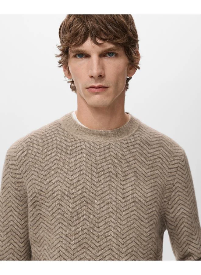 Mango Man  Knit striped sweater for Men | Best Price UAE
