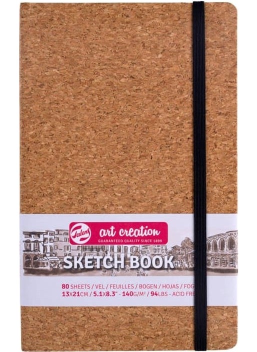 Talens Art Creation Sketchbook Hard Cover Sketchbook 140 gr 13X21 cm 80 Yp Cork 