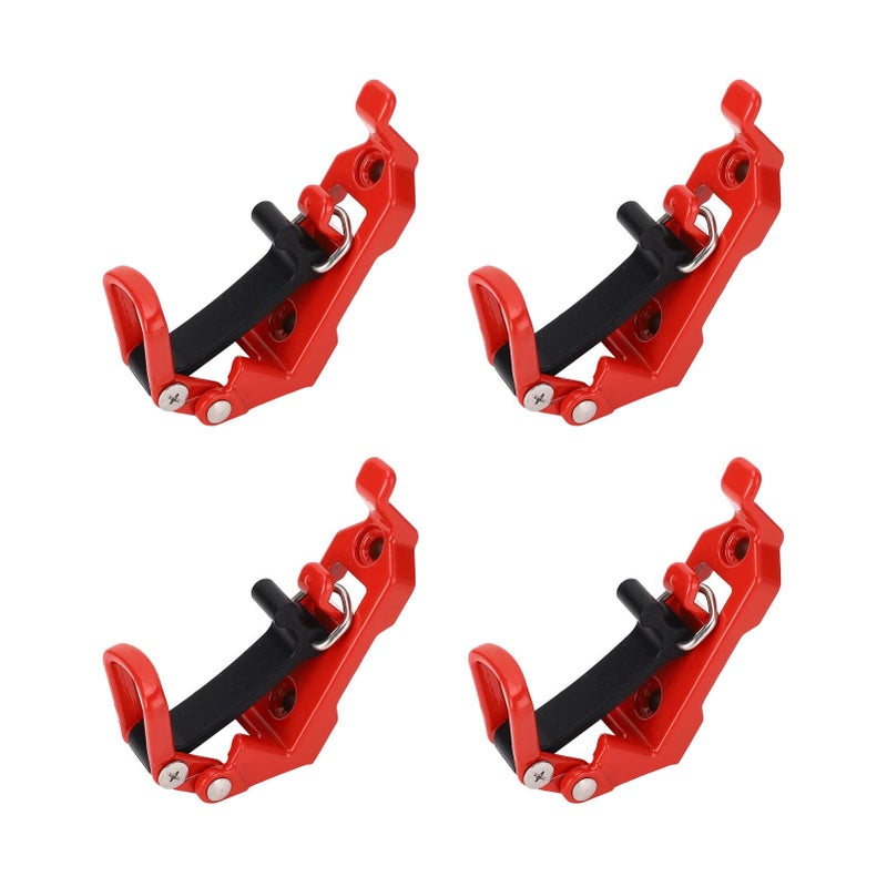 Glowfixture Fixture Zinc Alloy Multipurpose Tool Rack Red For Canoes Boats Car Roof Carrier - Image 4