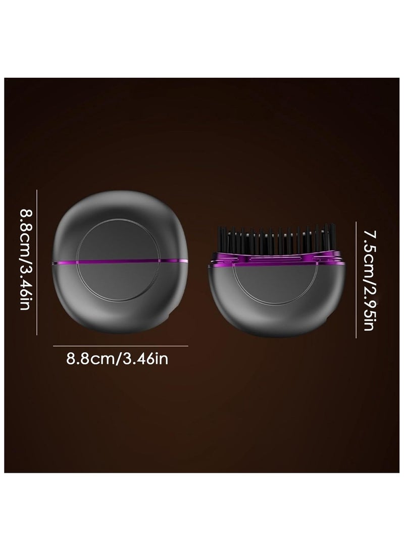 general Portable Cordless Hair Straightener Brush, Rechargeable Hair Straightener for Home, Travel, Dorm, Gray Three-Speed Temperature Controlled Hair Straightener - Image 2