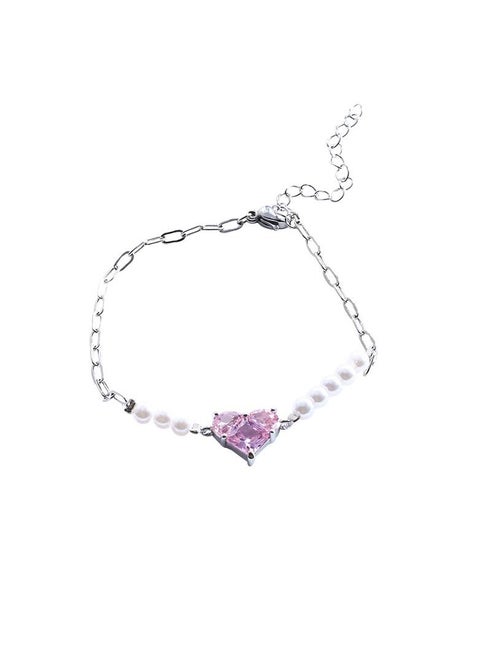 Simple niche love bracelet ladies all-match personality pearl fashion