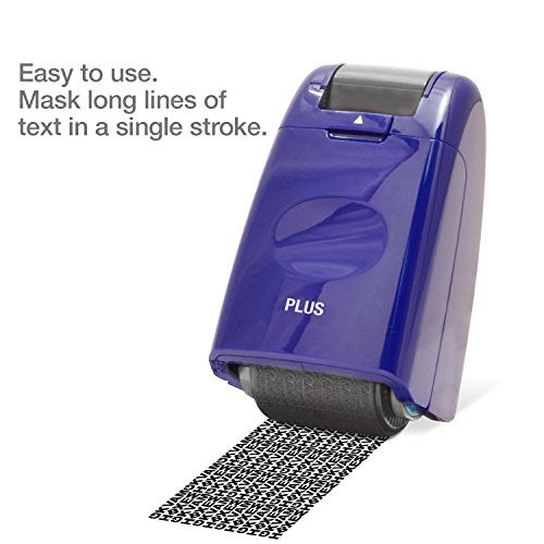 Plus Guard Your ID Identity Protection Stamp Roller - Identity Theft Prevention, Security Stamp Masker, Navy Blue (38028) - Image 3