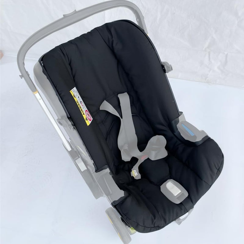 Feliliber Stroller Replacement Seat Cushion Compatible with Doona Infant Car Seat Strollers, 600D Textile (Black) - Image 2