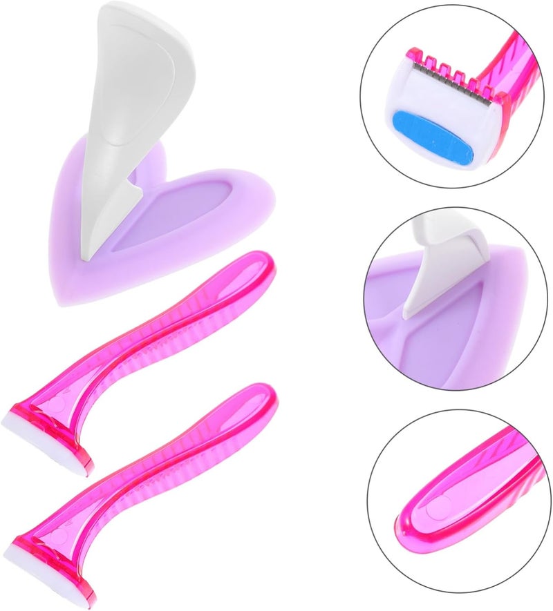 Gulf popular simple design FOMIYES 3pcs Bikini Shaver Set for Women Hair Removal Tools for Bikini and Underarm Use Plastic Razors for Smooth Skin Oil resistant - Image 3