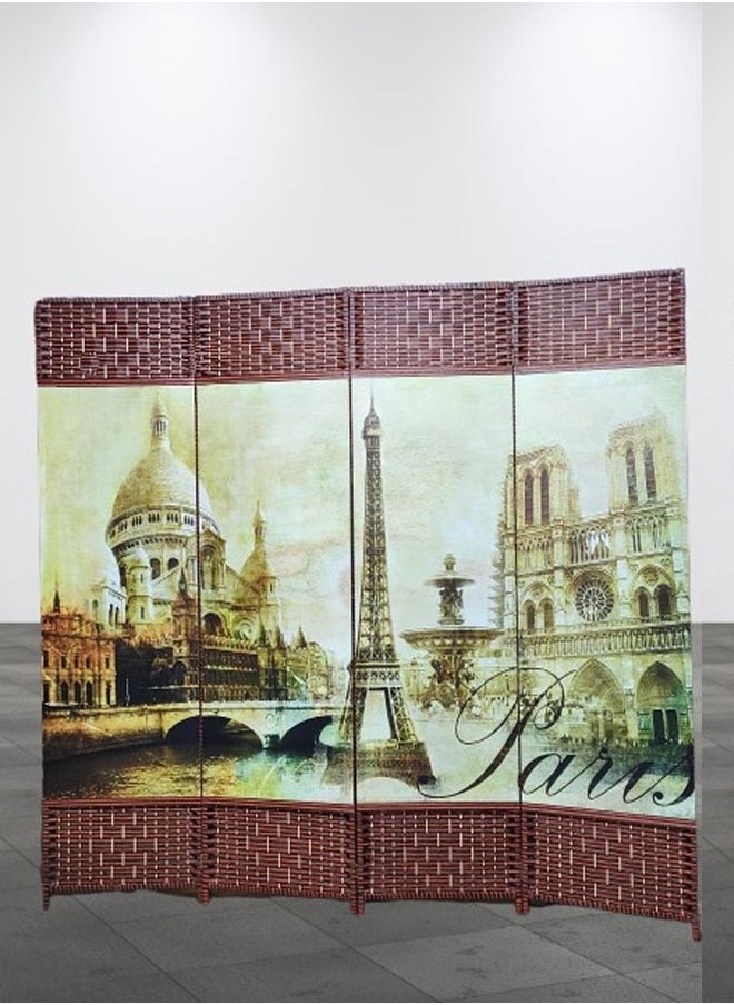 keke 4-Panel Room Divider Screen for Privacy Partition  - Image 2
