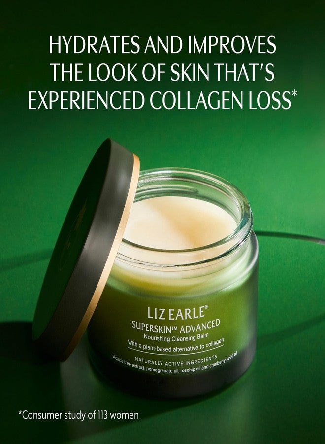 Liz Earle Superskin Advanced Nourishing Cleansing Balm & Cloth - Makeup Remover Balm & Facial Cleanser Enriched with Pomegranate Extract to Firm and Even Skin Tone (100ml) - Image 4