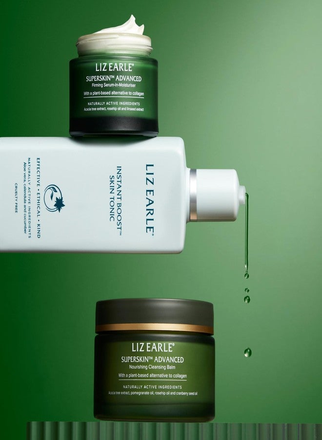 Liz Earle Superskin Advanced Nourishing Cleansing Balm & Cloth - Makeup Remover Balm & Facial Cleanser Enriched with Pomegranate Extract to Firm and Even Skin Tone (100ml) - Image 3