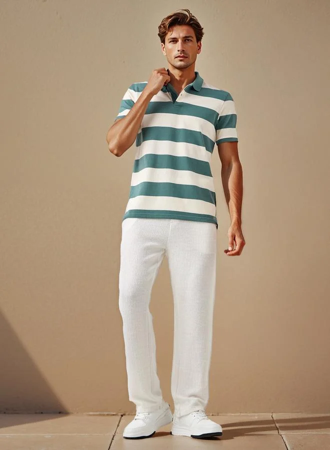 سبلاش فيڤ تيشيرت بولو مخطط