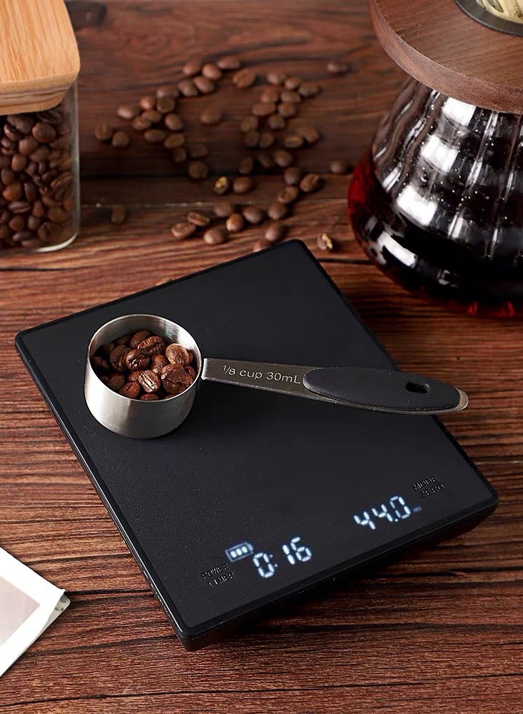 Bamboo LCD Display Coffee Drip Scale With Timer - Image 2