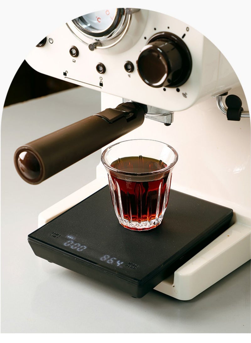 Bamboo LCD Display Coffee Drip Scale With Timer - Image 5
