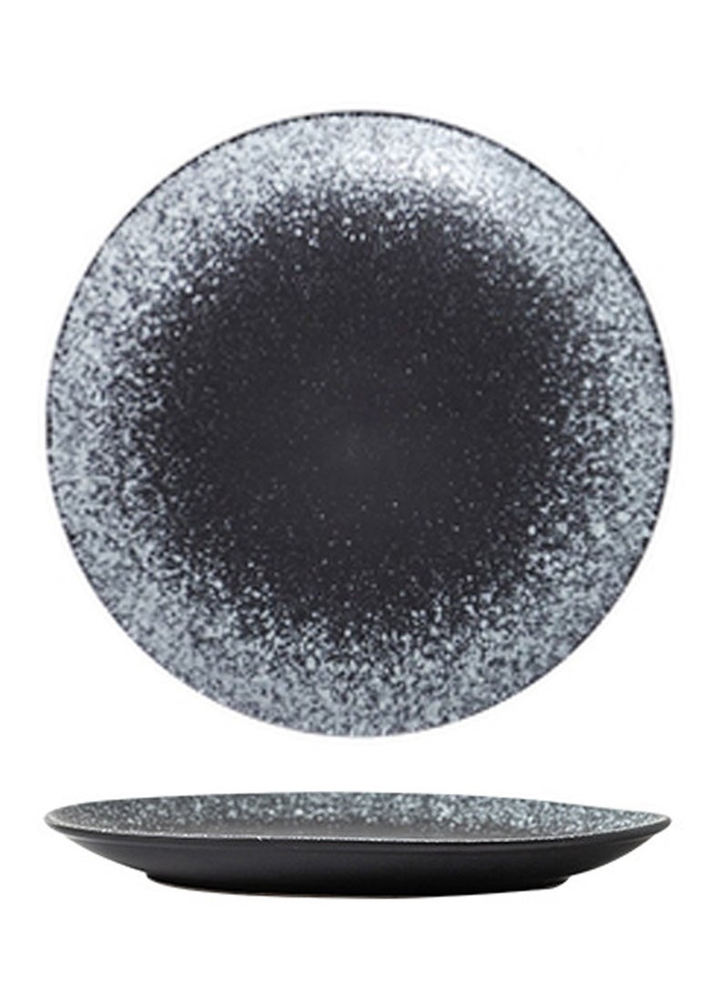 واملهوم أطباق عشاء كلاسيكيات مطاعم المطبخ الكلاسيكية، أطباق عشاء كلاسيكيات مطاعم المطبخ، أواني عشاء مستديرة مستديرة 26 سم منزلية مبتكرة للوجبات الخفيفة الغربية - Image 1