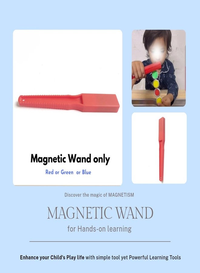 NISH Magnetic Wand for Kids - Durable and Safe, Perfect for Color Recognition and Sorting - Developing Fine Motor Skills and Building Hand-Eye Coordination, Aged 3 and up - Pack of 1 - Image 2