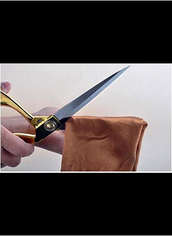 Generic Tailor Scissors Professional 10.5 Inch Gold Stainless Steel Professional Shears Heavy Duty  - Image 2
