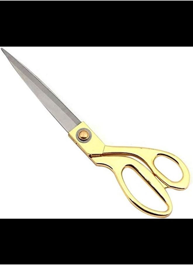 Generic Tailor Scissors Professional 10.5 Inch Gold Stainless Steel Professional Shears Heavy Duty  - Image 1