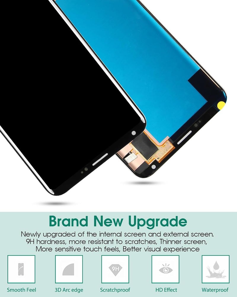 SRJTEK استبدال الشاشة لـ LG V30 / V35 ThinQ V350ULM V350AWM H932 H931 V300S VS996 US998 H933 H930K V300K V300L 6.0 بوصة شاشة عرض LCD P-OLED مع لوحة زجاجية رقمية تعمل باللمس - Image 5