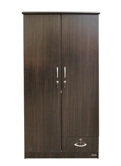 SILA 2 Door Modern Stylish  Wooden Wardrobe Cabinet,Cupboard Of Engineered Wood With 1 Lockable Drawer Perfect Heavy Duty Color Wenge  - Image 1