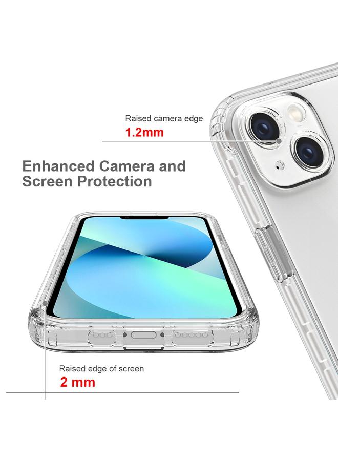 Green Tiger iPhone 14 Plus Full Body Shockproof Clear Gradient Phone Case Red - Image 4