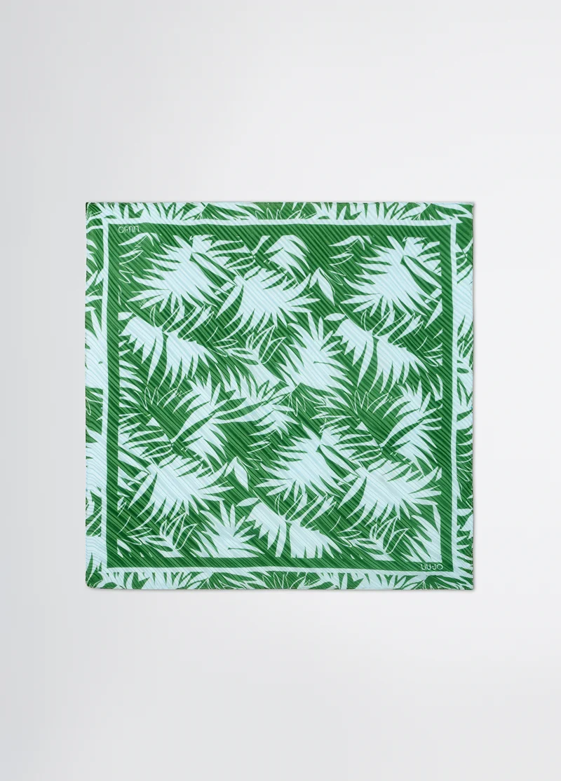 Liu Jo Pleated Printed Foulard