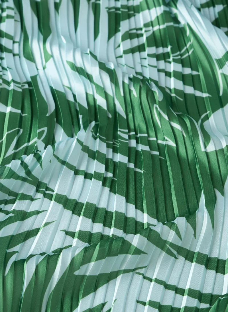 Liu Jo Pleated Printed Foulard