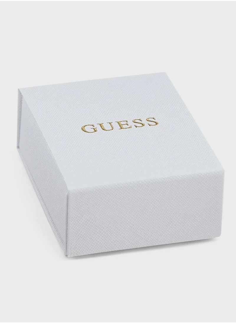GUESS Pave Circle Flexi Bangle Bracelet
