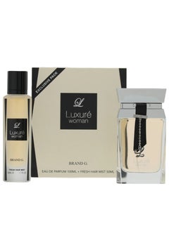 Luxure Women Eau de Parfum 100ml + Fresh Hair Mist 50ml – Signature Woody Fragrance Set for Women