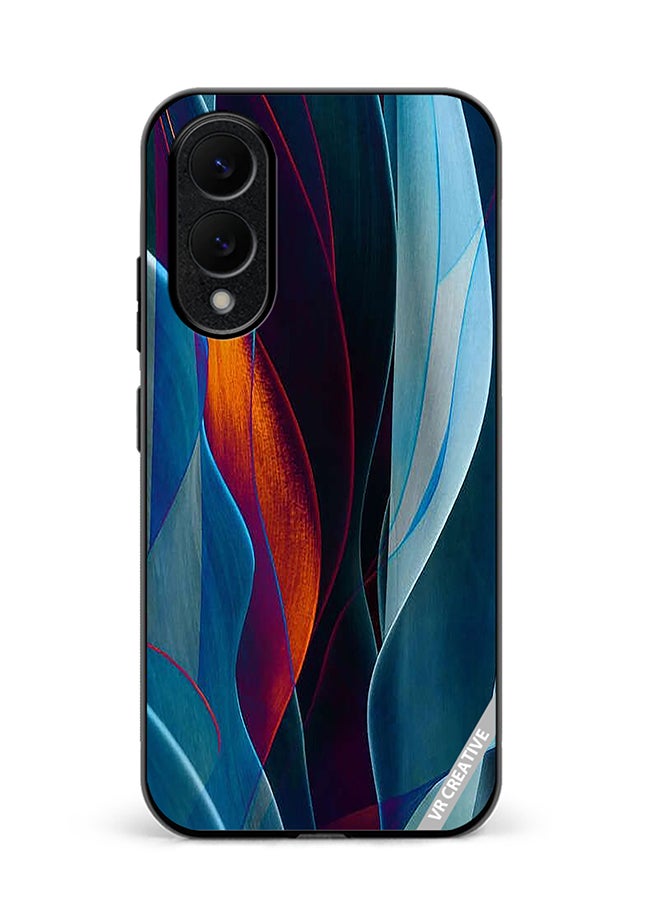 Protective Case Cover For Samsung Galaxy S25 Edge Texture Design Multicolour