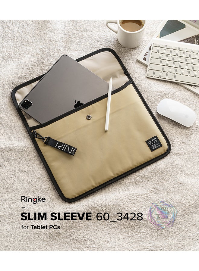 Ringke Pad Pouch Slim Sleeve for Tablet PCs and Other Accessories- Light Beige  - Image 3