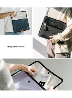 Ringke Pad Pouch Slim Sleeve for Tablet PCs and Other Accessories- Light Beige  - Image 5