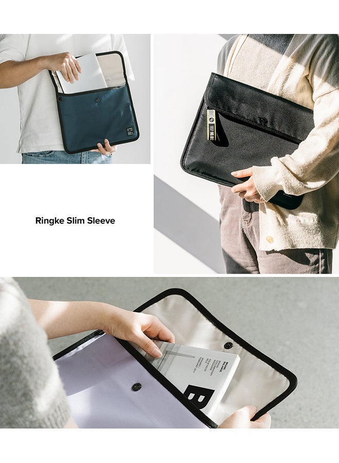 Ringke Pad Pouch Slim Sleeve for Tablet PCs and Other Accessories- Light Beige  - Image 5