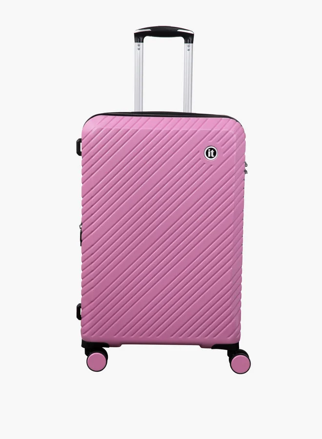 it Textured Hardcase Luggage Trolley with Retractable Handle -20 Inches Cabin Bag