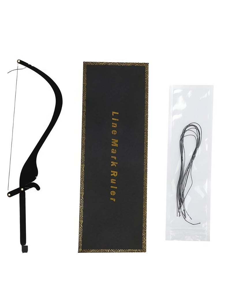 AROAQ - The Bow And Arrow Eyebrow Thrush Set, Durable Safe Bow And Arrow Applicator, Smudge-proof Ergonomic Innovative Eyebrow Thrush Set, (black thrush artifact) - Image 1
