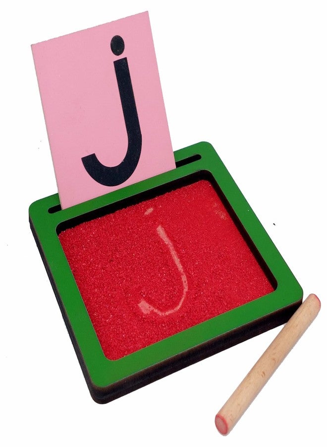 Tantrums Coloured Small Alphabet Sand Paper with Tray | Learning Fun Education Puzzle Learning Aid for Kids (Multicolor Pieces) (Small Alphabets) - Image 1