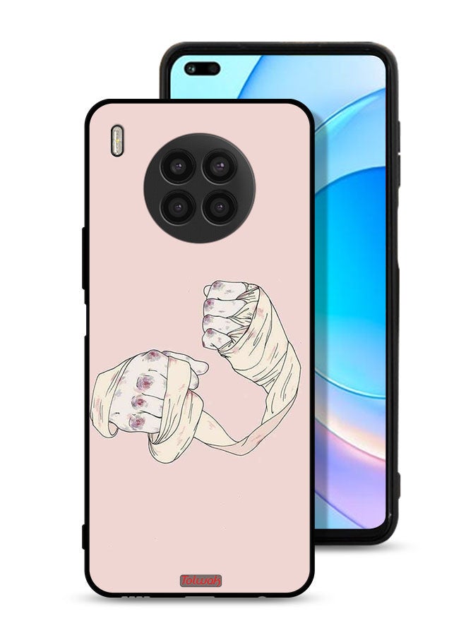 Tolwak Honor 50 Lite Protective Case Cover Fighter Art - Image 1