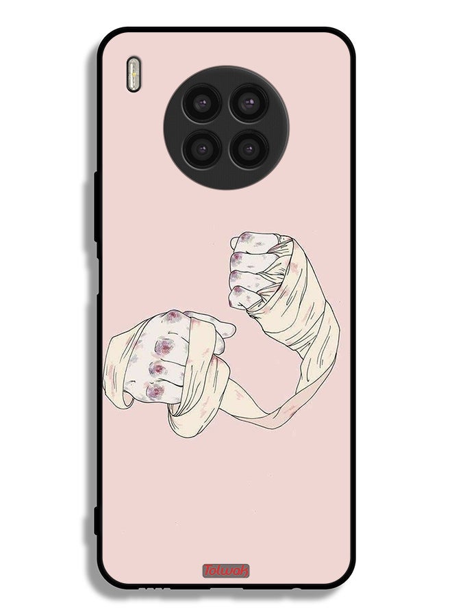 Tolwak Honor 50 Lite Protective Case Cover Fighter Art - Image 2