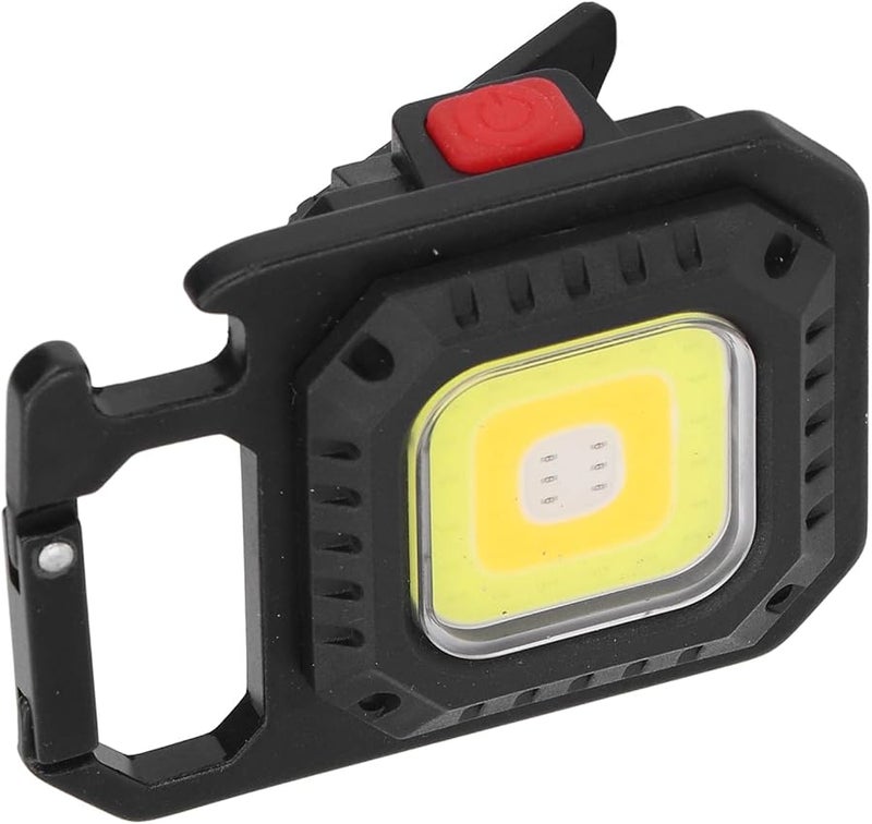 Yosoo Rechargeable Mini Flashlight with Foldable Bracket Compact Portable LED Light for Camping Fishing - Image 1