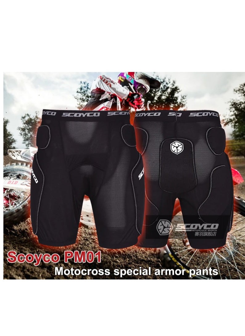 Scoyco Scoyco-armadura PM01 for Motocross, pantalon cortos for motorcycle, PE protection equipment, DH MTB protection equipment  - Image 2