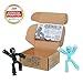 Zing StikBot Dual Pack Includes 2 StikBots Collectible Action Figures and Accessories Stop Motion Animation Ages 4 and Up Ice BlueSolid Black Sparkle - Image 4