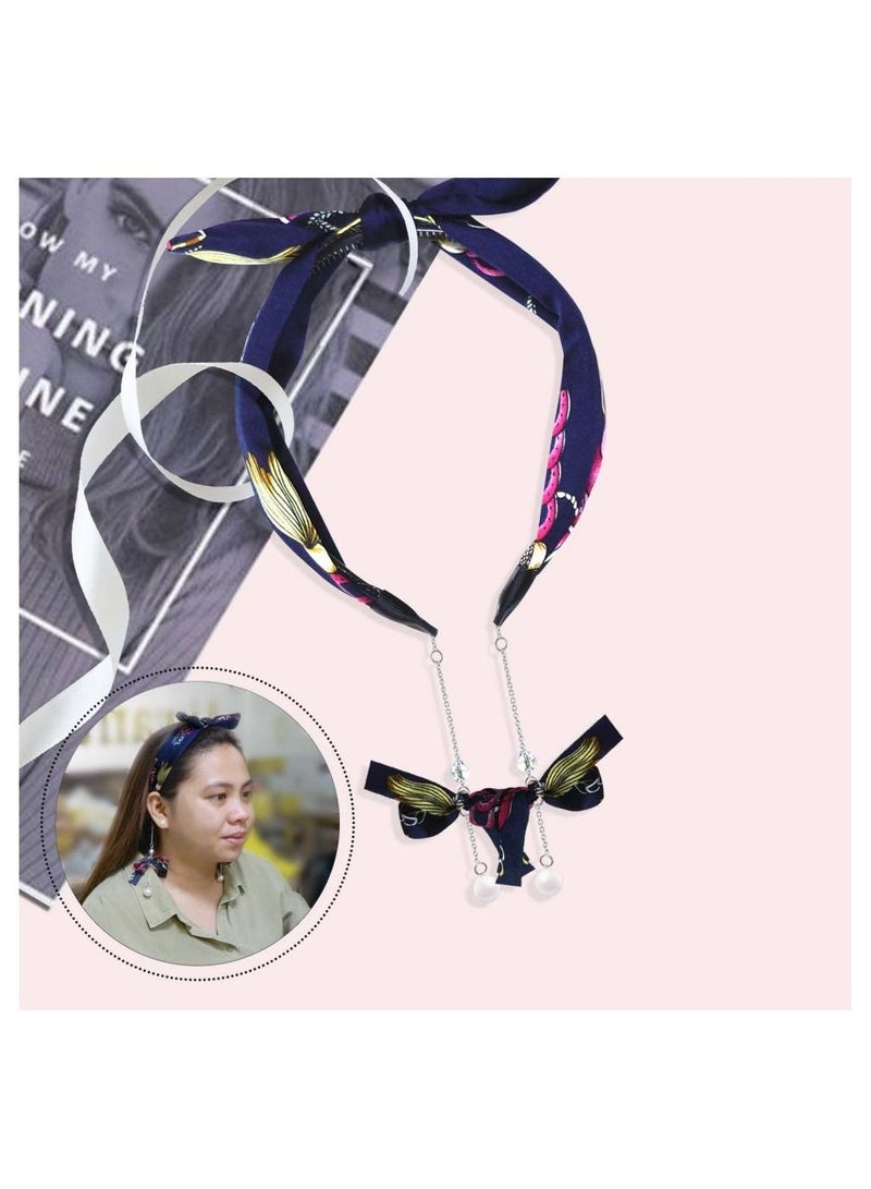 Alissa 1Pc Hair Band With Ear Hanging for Headband for Women's Hair Band for Ladies Party Wear Head Band - Image 3
