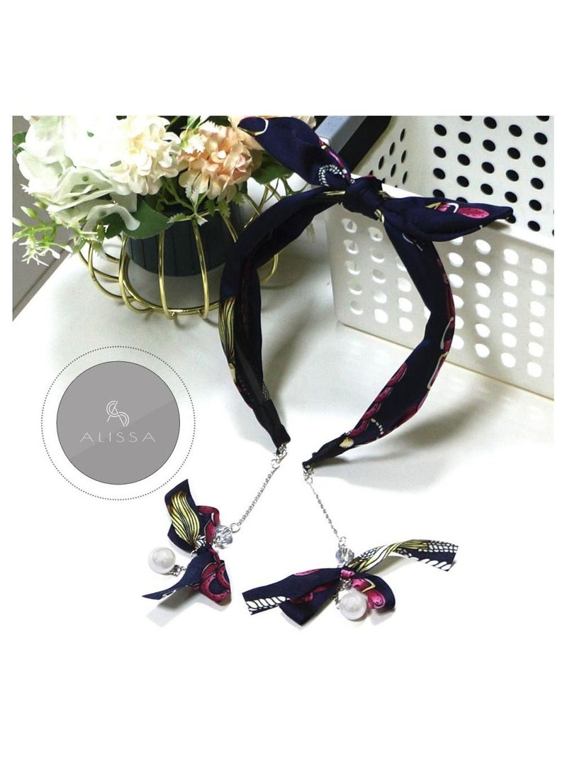 Alissa 1Pc Hair Band With Ear Hanging for Headband for Women's Hair Band for Ladies Party Wear Head Band - Image 4