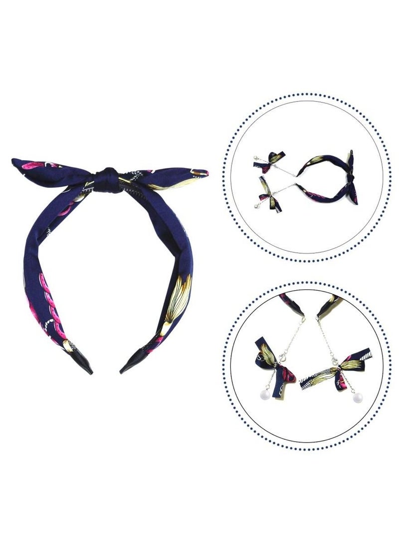 Alissa 1Pc Hair Band With Ear Hanging for Headband for Women's Hair Band for Ladies Party Wear Head Band - Image 2