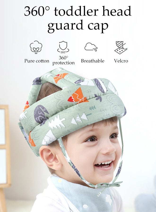 DUNISO Adjustable Anti-collision Protective Hat  for baby,Safety Helmet Soft Comfortable Head Protection for Crawl, Walk and Run Learning - Image 4