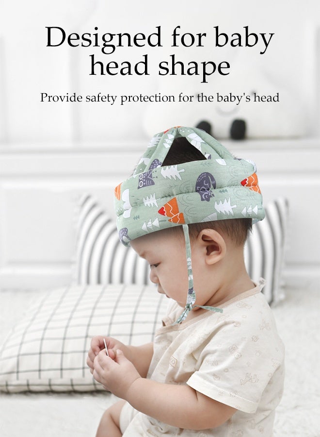DUNISO Adjustable Anti-collision Protective Hat  for baby,Safety Helmet Soft Comfortable Head Protection for Crawl, Walk and Run Learning - Image 5