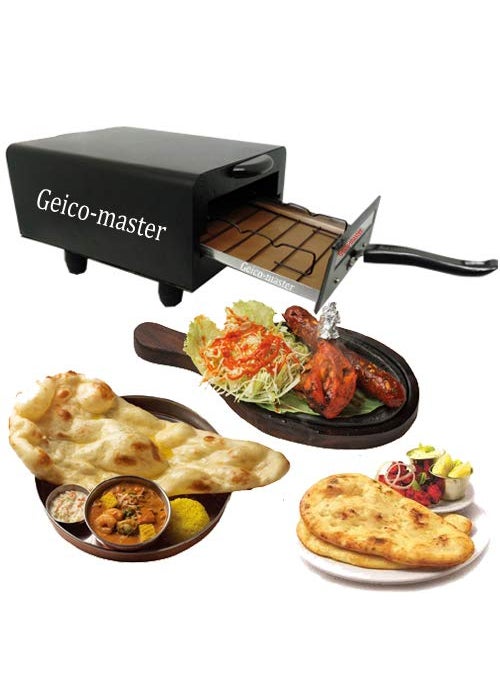 Geico-master Geico master Heavy Weight Electric Tandoor with Pizza CutterRecipe BookNonstick SheetGrill4 SkewersGloveSize Medium  - Image 1