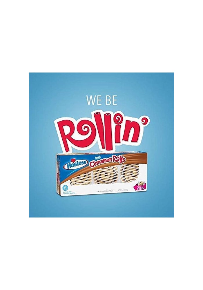 Hostess Iced Cinnamon Rolls - 6 Pack - Image 2