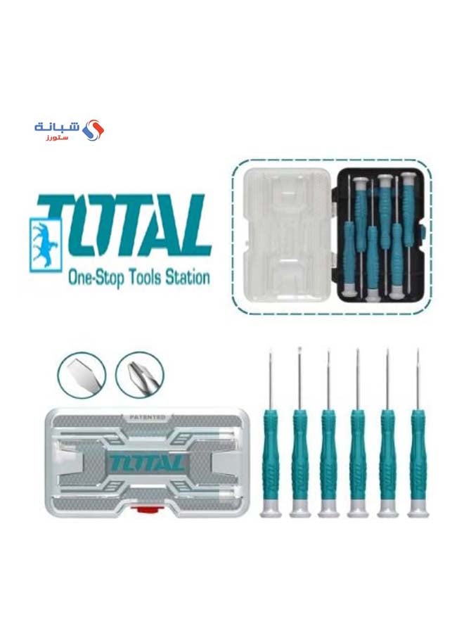 TOTAL Electronics Screwdriver Set 6 Pieces