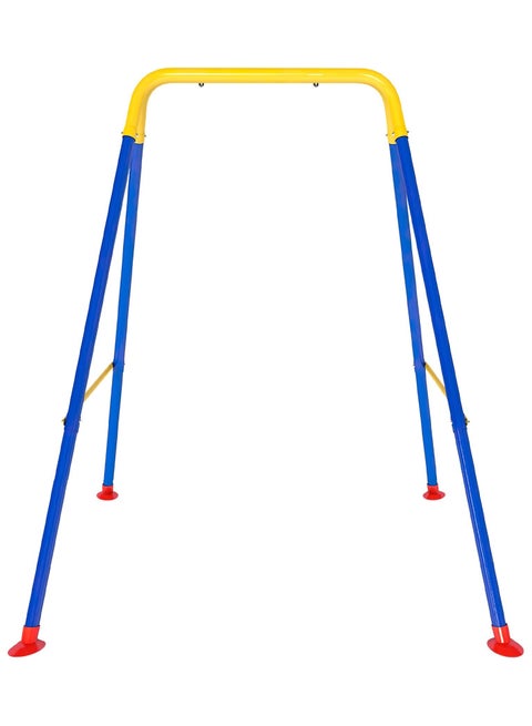 Foldable Baby Swing Frame Heavy Duty Swing Stand for Kids Baby Swing for Indoor/Outdoor Play Fits for Most Toddlers Swings Easy to Assemble Blue/Yellow