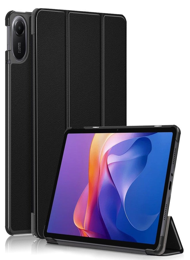 Gylint Case for Xiaomi Redmi Pad 2 11 Inch 2025 Case, Folding Folio Ultra-Thin PU Leather Stand Case Cover Wth Auto Wake/Sleep for Xiaomi Redmi Pad 2 Black - Image 1