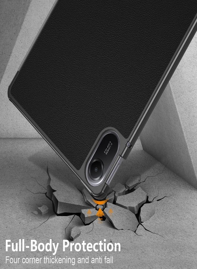 Gylint Case for Xiaomi Redmi Pad 2 11 Inch 2025 Case, Folding Folio Ultra-Thin PU Leather Stand Case Cover Wth Auto Wake/Sleep for Xiaomi Redmi Pad 2 Black - Image 5